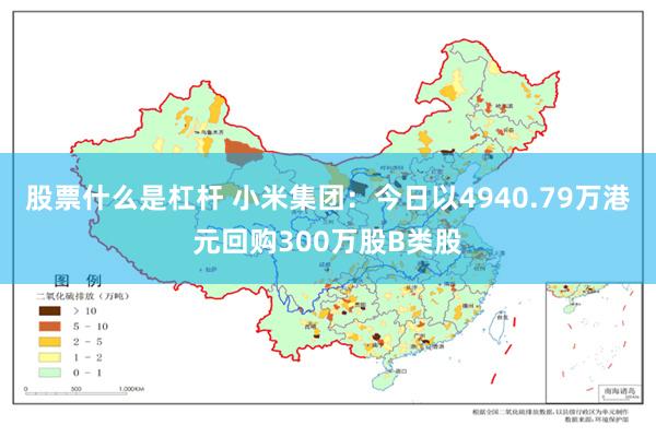 股票什么是杠杆 小米集团：今日以4940.79万港元回购300万股B类股